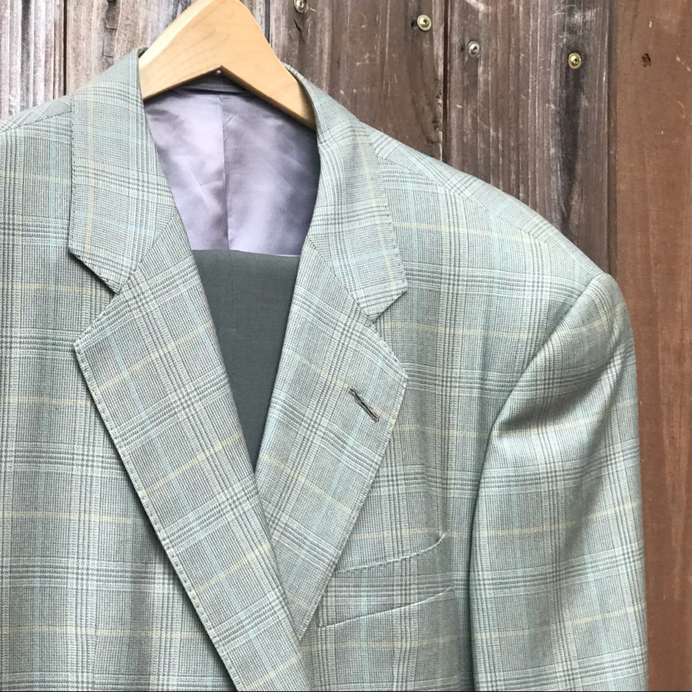 NWOT HICKEY FREEMAN LUXURY BLAZER HUNTER GREEN 46L